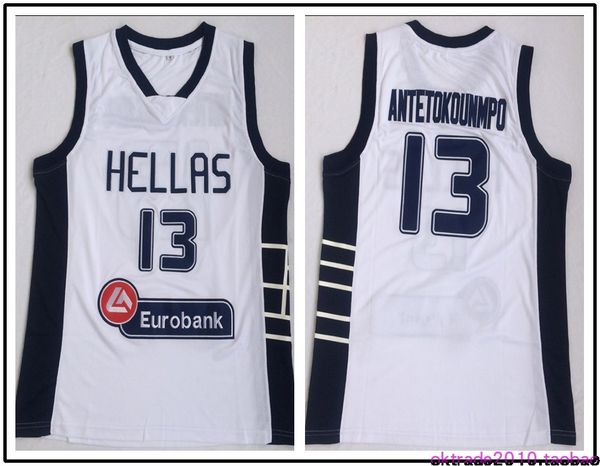 Greece hella college jer ey the alphabet ba ketball 13 gianni antetokounmpo jer ey men white team port breathable uniform drop hipping
Greece hella college jer ey the alphabet ba ketball 13 gianni antetokounmpo jer ey men white team port breathable uniform drop hipping