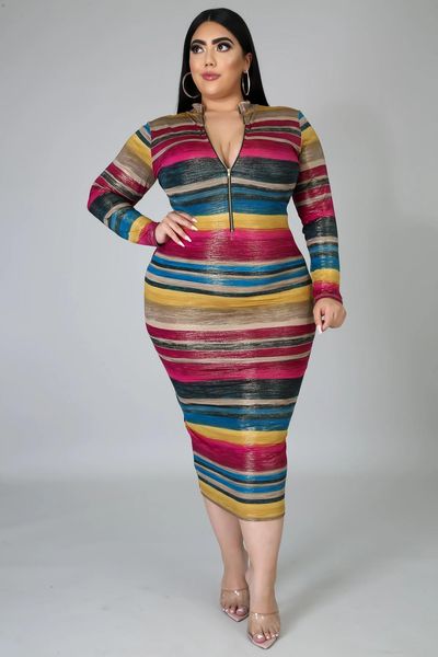 new 2xl--6xl stripe tipping fabric bodycon dress 2020 plus size zipper v neck long sleeves autumn winter party dress real ps
new 2xl--6xl stripe tipping fabric bodycon dress 2020 plus size zipper v neck long sleeves autumn winter party dress real ps