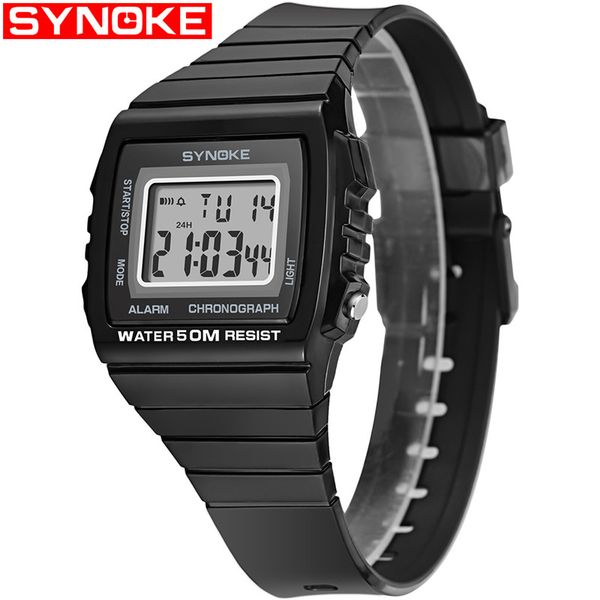 synoke new men's wrist watches multifunctional 30m waterproof man watch fashion sports digital watch outdoor square clock, Slivery;brown
synoke new men's wrist watches multifunctional 30m waterproof man watch fashion sports digital watch outdoor square clock, Slivery;brown