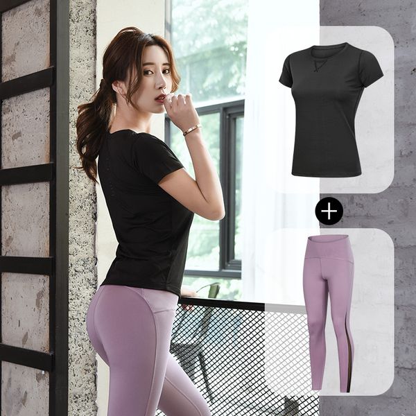 new women yoga set gym clothing sport leggings +cropped t-shirt workout sport suit women long sleeve gymnastics set active wear
new women yoga set gym clothing sport leggings +cropped t-shirt workout sport suit women long sleeve gymnastics set active wear