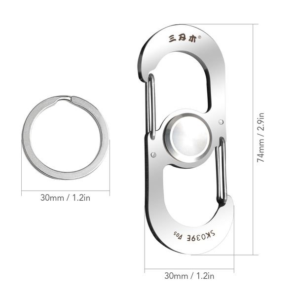 непоседа spinner стиль карабин многофункциональный карабина брелок с stress relief для альпинизмом отдых на природе рыбалка
непоседа spinner стиль карабин многофункциональный карабина брелок с stress relief для альпинизмом отдых на природе рыбалка