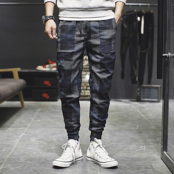 fashion 2020 spring loose plus size denim brand new mens harem pants mid waist casual all match jeans trousers clothes, Blue
fashion 2020 spring loose plus size denim brand new mens harem pants mid waist casual all match jeans trousers clothes, Blue