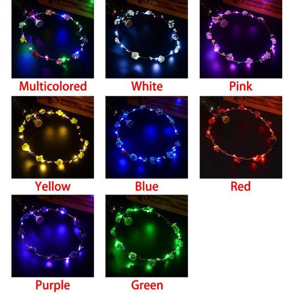 new hair wreath head band wedding party crown flower headband led light up hair wreath garlands women's glowing wreath
new hair wreath head band wedding party crown flower headband led light up hair wreath garlands women's glowing wreath