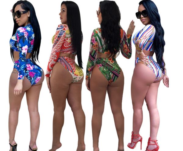 2018 tropical style fashion print long sleeve bathing suit beach wear prevent bask in a bathing suit
2018 tropical style fashion print long sleeve bathing suit beach wear prevent bask in a bathing suit