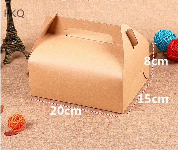 20pcs kraft paper box with handle wedding gift box muffin packaging party birthday dessert baking package cookies cupcake
20pcs kraft paper box with handle wedding gift box muffin packaging party birthday dessert baking package cookies cupcake