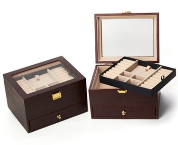 wooden jewelry storage box solid wood handicraft earring rings display organizer large chinese retro wedding gift box
wooden jewelry storage box solid wood handicraft earring rings display organizer large chinese retro wedding gift box