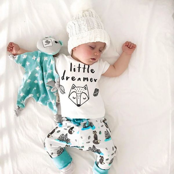 summer newborn baby boy girl 2pc newborn infant baby girls letter printing t-shirt +pants clothes set kiz bebek giyim #06
summer newborn baby boy girl 2pc newborn infant baby girls letter printing t-shirt +pants clothes set kiz bebek giyim #06