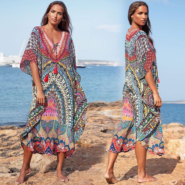 yards long vacation even dress outside europe and the united states the new seaside beach blouse swimsuit bikini robes, Blue;gray
yards long vacation even dress outside europe and the united states the new seaside beach blouse swimsuit bikini robes, Blue;gray