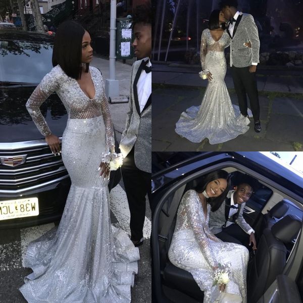bling sparkly sequins silver long sleeves mermaid prom dresses 2020 v-neck black girls graduation reflective dress gala dress bc0871
bling sparkly sequins silver long sleeves mermaid prom dresses 2020 v-neck black girls graduation reflective dress gala dress bc0871