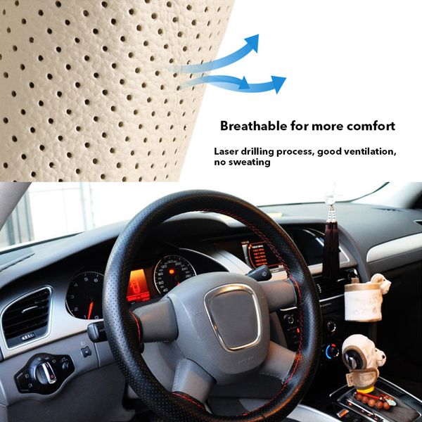 38cm car needle and thread interior accessories car diy steering wheel covers soft leather braid on the steering-wheel
38cm car needle and thread interior accessories car diy steering wheel covers soft leather braid on the steering-wheel