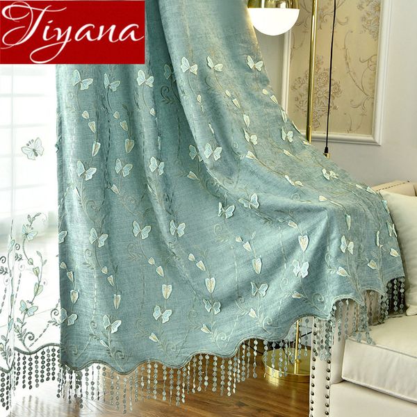 american country curtain chenille romantic green butterfly embroidery embossed for window bedroom sheer curtain custom m195#30
american country curtain chenille romantic green butterfly embroidery embossed for window bedroom sheer curtain custom m195#30