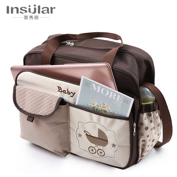 insular mummy nappy handbags multifunctional baby diaper bags large capacity mummy messenger bags stroller bag baby care
insular mummy nappy handbags multifunctional baby diaper bags large capacity mummy messenger bags stroller bag baby care