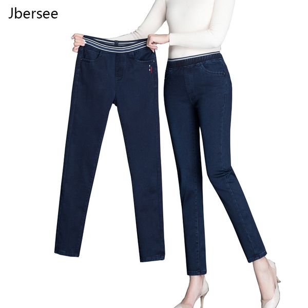 stretch jean femme 2020 plus size high waist jeans woman autumn mom fit jeans denim elastic women denim pencil pants, Blue
stretch jean femme 2020 plus size high waist jeans woman autumn mom fit jeans denim elastic women denim pencil pants, Blue