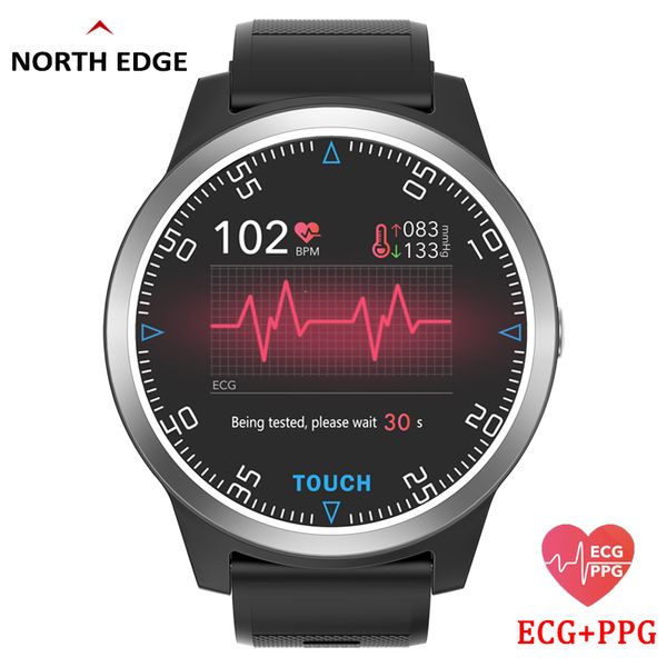 north edge smart ppg+ecg blood pressure men women watches fitness tracker heart rate monitor pedometer digital wristwatches hour, Slivery;brown
north edge smart ppg+ecg blood pressure men women watches fitness tracker heart rate monitor pedometer digital wristwatches hour, Slivery;brown
