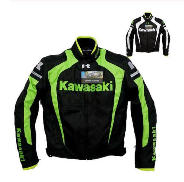 motorcycle racing jacket with detachable bile cotton and motorcycle protective gear, Black;blue 
motorcycle racing jacket with detachable bile cotton and motorcycle protective gear, Black;blue
