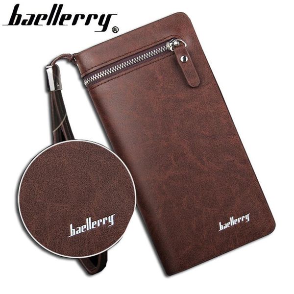 baellerry brand wallet men long man wallets leather male clutch big purse money bag strap vintage cellphone bag, Red;black
baellerry brand wallet men long man wallets leather male clutch big purse money bag strap vintage cellphone bag, Red;black