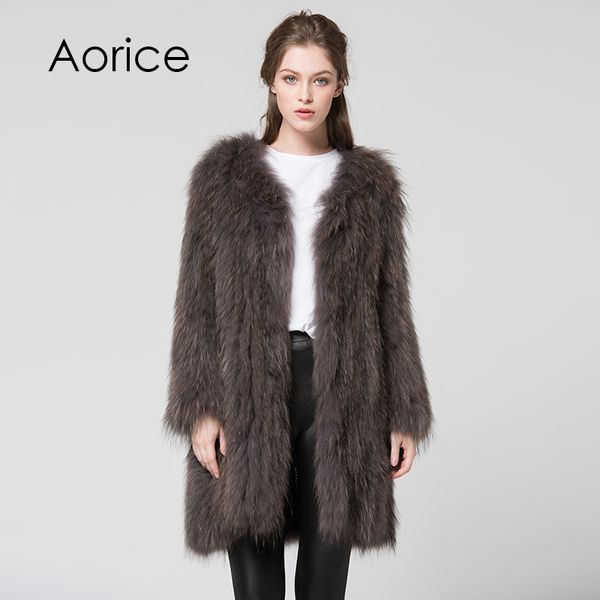 ct7011 knit real raccoon fur coat jacket over size women's winter warm genuine fur coats, Black
ct7011 knit real raccoon fur coat jacket over size women's winter warm genuine fur coats, Black