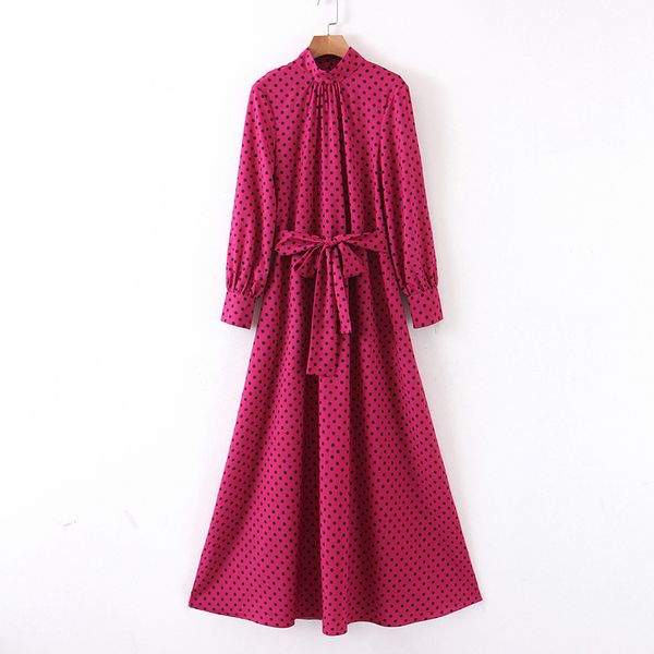 rr casual o neck dresses women fashion bow dot printed dress women elegant long sleeve ankle length dresses female ladies le, Black;gray
rr casual o neck dresses women fashion bow dot printed dress women elegant long sleeve ankle length dresses female ladies le, Black;gray