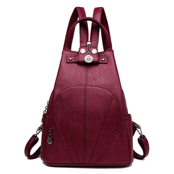 multifunctional leather backpack women shoulder bag soft pu leather anti theft backpack school bags for teenage girls
multifunctional leather backpack women shoulder bag soft pu leather anti theft backpack school bags for teenage girls