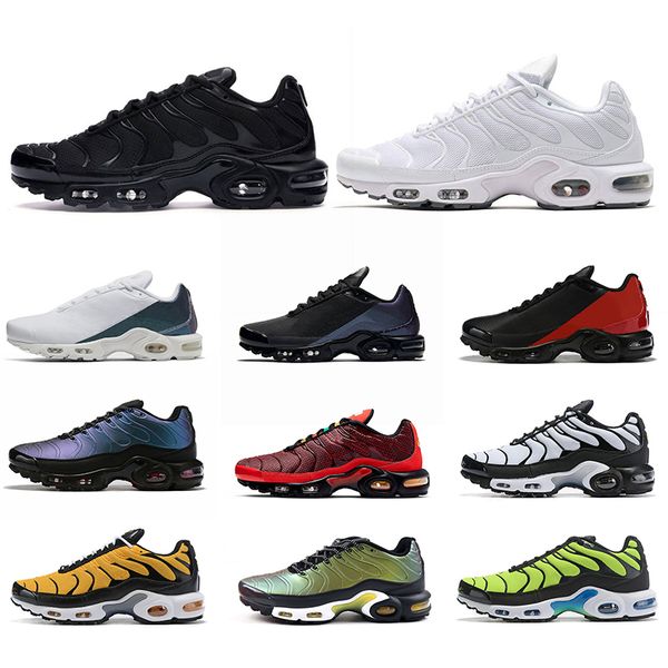 plus tn ultra se mercurial men running shoes chaussures triple black white volt hyper blue mens designer sneakers sports size 40-45 
plus tn ultra se mercurial men running shoes chaussures triple black white volt hyper blue mens designer sneakers sports size 40-45