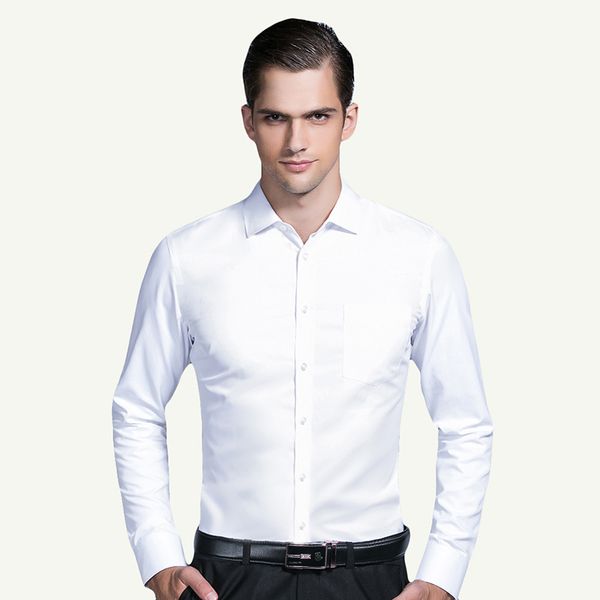 mrmt 2019 brand men's long sleeve men's shirt solid color slim fit business shirt, White;black
mrmt 2019 brand men's long sleeve men's shirt solid color slim fit business shirt, White;black