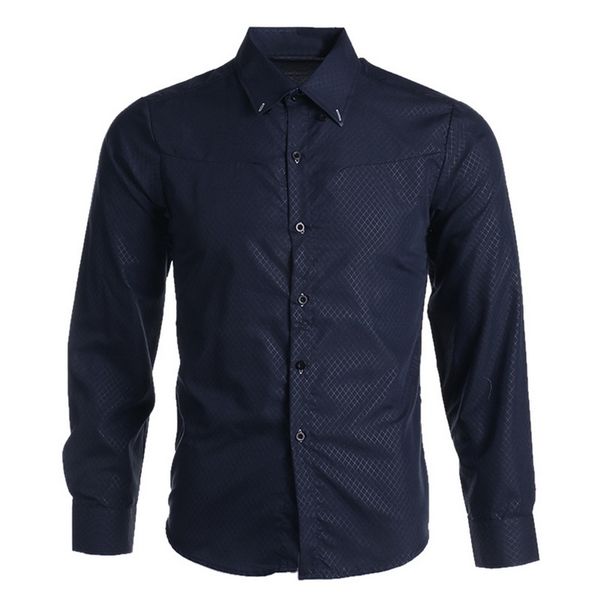 mjartoria men blouse shirts 2019 autumn fashion long sleeve solid color lapel large size shirt casual slim button shirts, White;black
mjartoria men blouse shirts 2019 autumn fashion long sleeve solid color lapel large size shirt casual slim button shirts, White;black