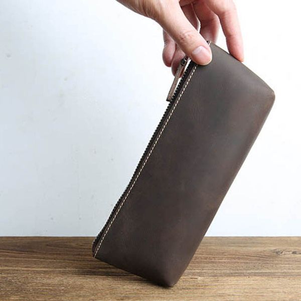 vintage cowhide pencil case high capacity genuine leather zipper pen bag for boys girls storage school office stationery gifts
vintage cowhide pencil case high capacity genuine leather zipper pen bag for boys girls storage school office stationery gifts