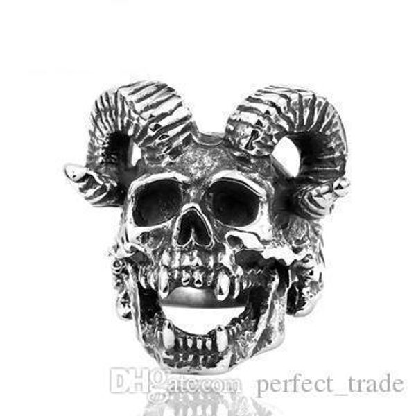 sheep head designer кольца punk стиль мужские кольца demon alternative кольца моды личности скелет ювелирные изделия бесплатная доставка, Golden;silver
sheep head designer кольца punk стиль мужские кольца demon alternative кольца моды личности скелет ювелирные изделия бесплатная доставка, Golden;silver