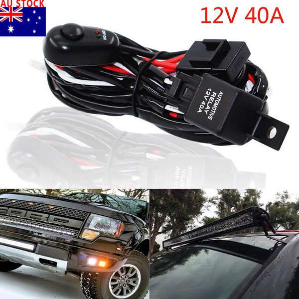 led hid spot work driving light bar wiring kit loom harness 12v 40a relay switch
led hid spot work driving light bar wiring kit loom harness 12v 40a relay switch