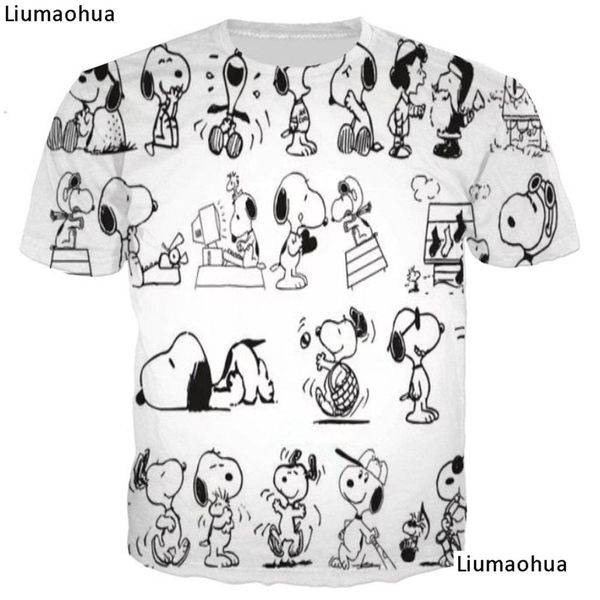new fashion cartoon snoopy 3d print t-shirt harajuku t-shirt, White;black
new fashion cartoon snoopy 3d print t-shirt harajuku t-shirt, White;black