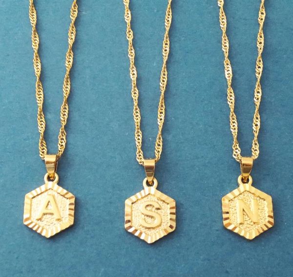 pendant necklaces fashion gold color a-z letter choker necklace stainless steel jewelry geometric hexagon accesorios mujer, Silver
pendant necklaces fashion gold color a-z letter choker necklace stainless steel jewelry geometric hexagon accesorios mujer, Silver