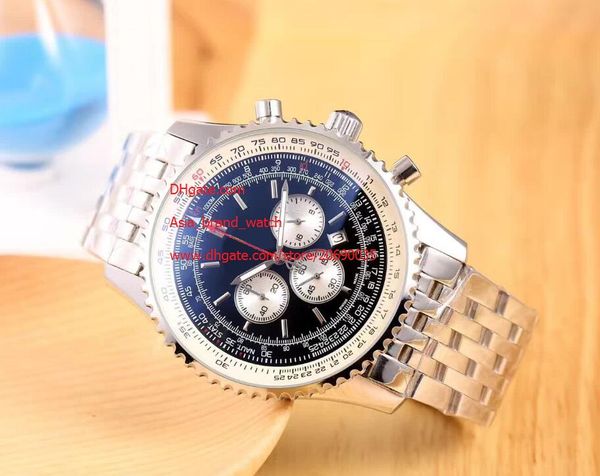 3 color luxury new style bre 44mm quartz movement stainless steel chronograph mens watch watches wristwatches, Slivery;brown
3 color luxury new style bre 44mm quartz movement stainless steel chronograph mens watch watches wristwatches, Slivery;brown