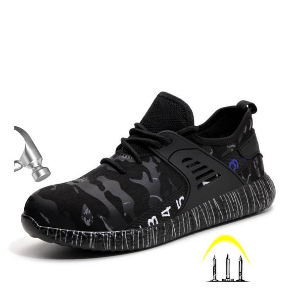 new men's fashion steel toe cap anti smashing protective safety shoes men puncture proof work shoes boots anti-slip, Black
new men's fashion steel toe cap anti smashing protective safety shoes men puncture proof work shoes boots anti-slip, Black