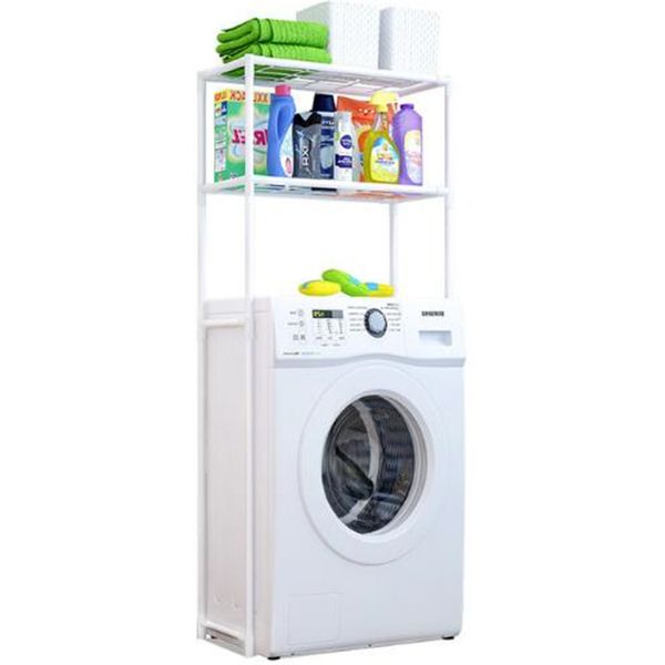 bathroom shelf washing machine toilet space saving storage rack 2 layers white organizer
bathroom shelf washing machine toilet space saving storage rack 2 layers white organizer