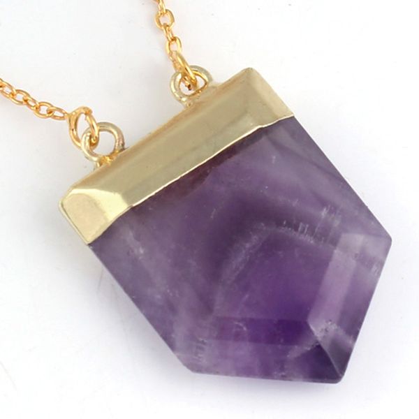 10 pcs gold plated loyal shield many colors quartz stone pendant link chain necklace fashion jewelry, Silver
10 pcs gold plated loyal shield many colors quartz stone pendant link chain necklace fashion jewelry, Silver