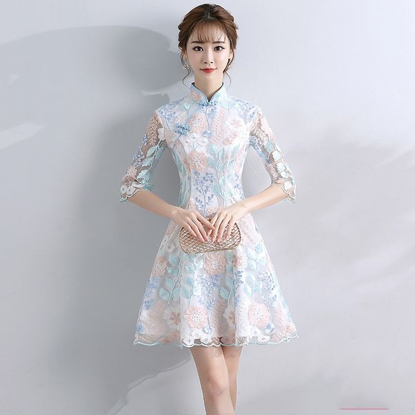 2020 limited time-limited primera comunion daminha new daily cheongsam modified dress 2020 young girl short party chinese style, Red;yellow
2020 limited time-limited primera comunion daminha new daily cheongsam modified dress 2020 young girl short party chinese style, Red;yellow