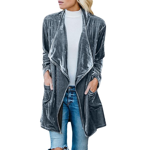 women's vest jacket solid color regular sleeves warm open before cardigan coat pocket, Black;white
women's vest jacket solid color regular sleeves warm open before cardigan coat pocket, Black;white