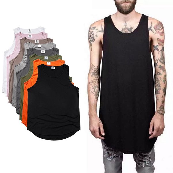 hi-street mens tank solid sleeveless t shirts for summer fashion loose tees in 10 colors, White;black
hi-street mens tank solid sleeveless t shirts for summer fashion loose tees in 10 colors, White;black