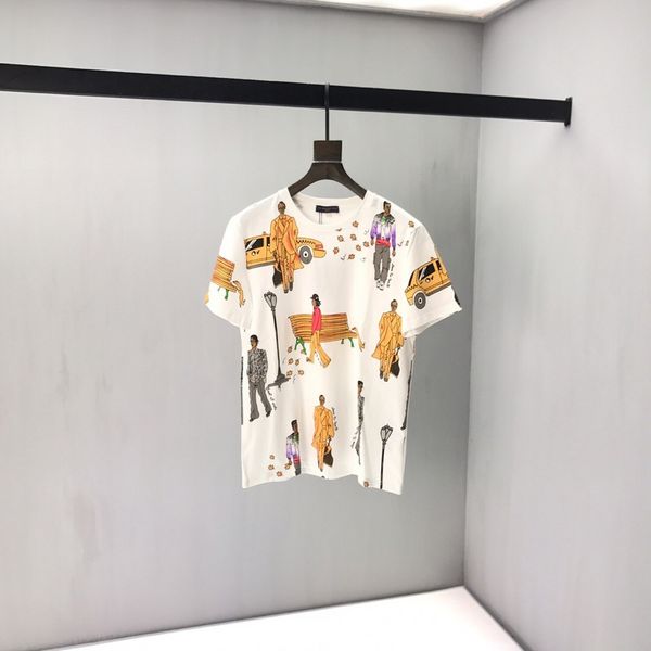 19ss Luxury Europe Paris Walking Show Characters Depicting Print Tshirt Fashion Men Women High Quality T Shirt Casual Cotton Tee
19ss Luxury Europe Paris Walking Show Characters Depicting Print Tshirt Fashion Men Women High Quality T Shirt Casual Cotton Tee