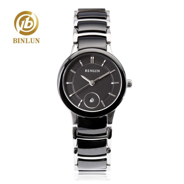 binlun 2019 fashion tungsten ceramic band watches women's quartz watch waterproof and scratch resistant sporty wrist watches, Slivery;brown
binlun 2019 fashion tungsten ceramic band watches women's quartz watch waterproof and scratch resistant sporty wrist watches, Slivery;brown