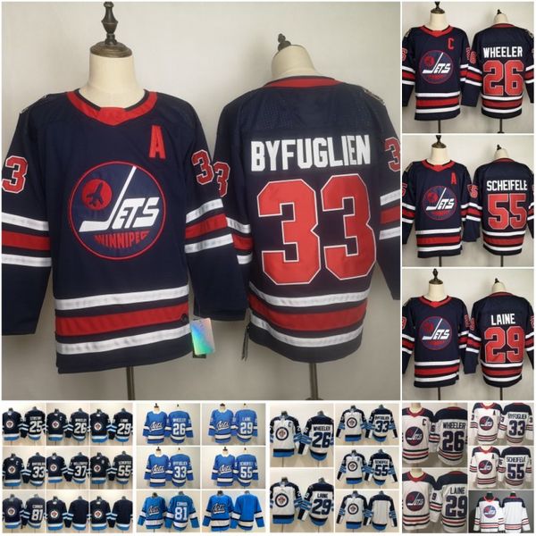 2019 heritage classic winnipeg jets 29 patrik laine 26 blake wheeler dustin byfuglien mark scheifele paul stastny connor hellebuyck jersey, Black;red
2019 heritage classic winnipeg jets 29 patrik laine 26 blake wheeler dustin byfuglien mark scheifele paul stastny connor hellebuyck jersey, Black;red