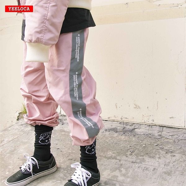 2018 brand 3m reflective side stripe letter track pants autumn men women pink casual windbreaker sweatpants joggers trousers y19073001, Black
2018 brand 3m reflective side stripe letter track pants autumn men women pink casual windbreaker sweatpants joggers trousers y19073001, Black