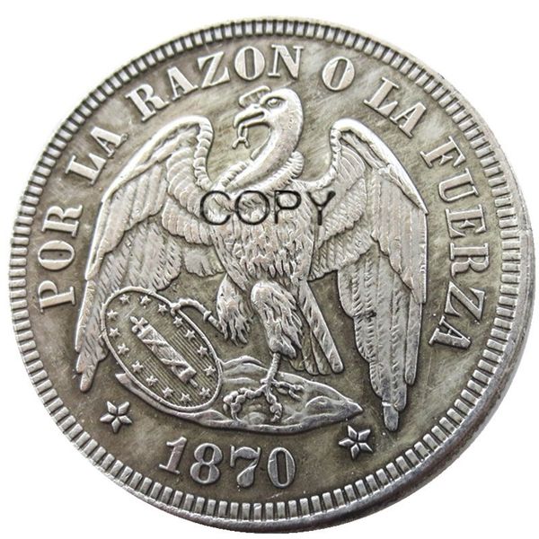 чили набор из (1867-1872) 4шта 0.5peso посеребренное копирование монет