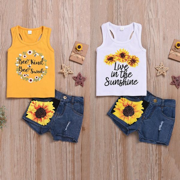 toddler baby girl vest + denim jeans short pants kids clothes outfit set, White
toddler baby girl vest + denim jeans short pants kids clothes outfit set, White