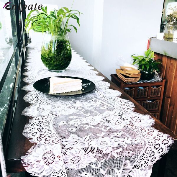 enipate 36x300cm wedding lace table runner white floral table cloth thin boho wedding decoration home textile
enipate 36x300cm wedding lace table runner white floral table cloth thin boho wedding decoration home textile