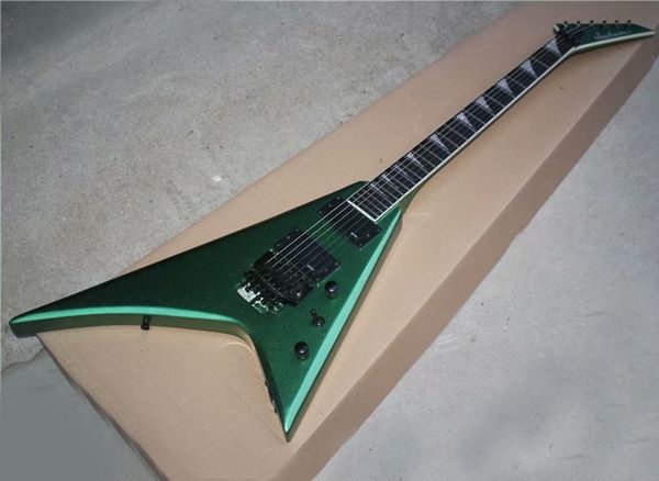 factory wholesale green v shape electric guitar with 24 frets,emg pickups,floyd rose,offering customized services
factory wholesale green v shape electric guitar with 24 frets,emg pickups,floyd rose,offering customized services