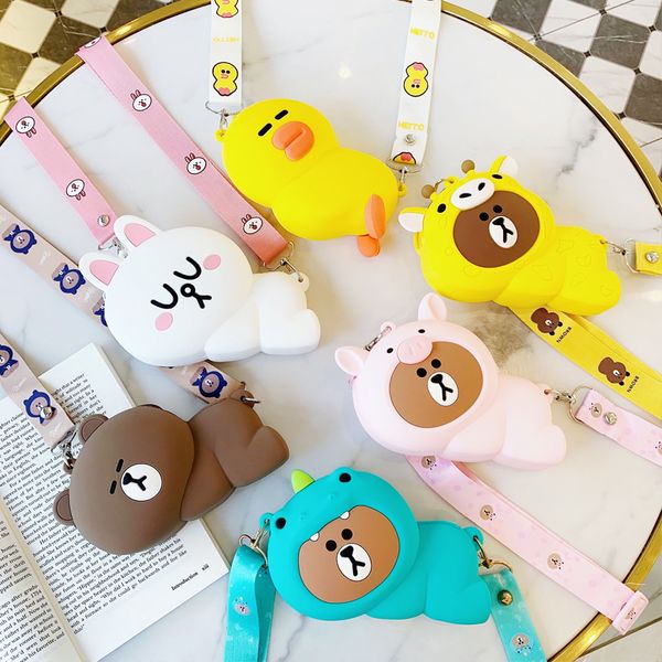 single chain ribbons fashion crossbody bags for women cartoon bear shoulder bags zipper silica gel clutch purses and handbags
single chain ribbons fashion crossbody bags for women cartoon bear shoulder bags zipper silica gel clutch purses and handbags