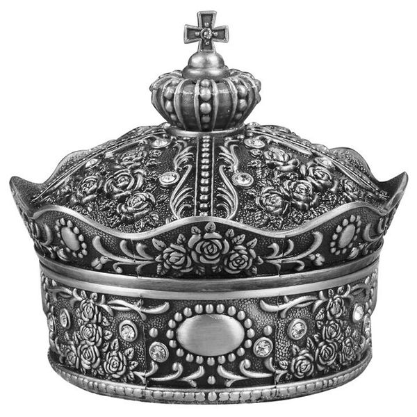 creative vintage metal alloy crown design jewelry box ring trinket case christmas birthday gift, Pink;blue
creative vintage metal alloy crown design jewelry box ring trinket case christmas birthday gift, Pink;blue