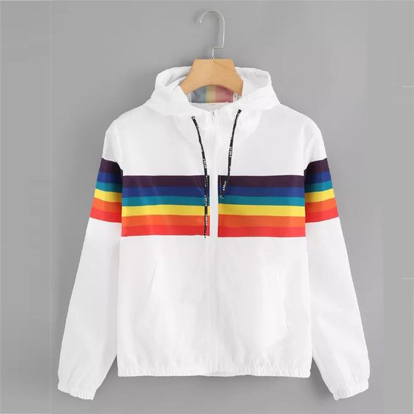 denim jackets for girls womens long sleeve rainbow patchwork o neck sweatshirt women's hooded jackets overcoat blouse outwear, Black;brown
denim jackets for girls womens long sleeve rainbow patchwork o neck sweatshirt women's hooded jackets overcoat blouse outwear, Black;brown