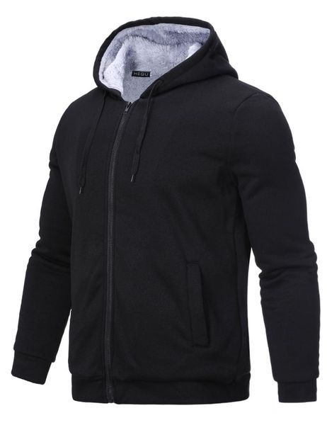 hooded casual hoodies clothing wool liner mens winter thickened warm coat male m-2xl sweatshirts outwear, Black
hooded casual hoodies clothing wool liner mens winter thickened warm coat male m-2xl sweatshirts outwear, Black